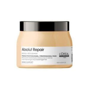 L'Oréal professionnel Paris Absolut Repair Hair Mask - Protein Hair Treatment For Deep Nourishment, Hydrates, Repairs Damage & Adds Shine For Dry & Damaged Hair, 500ml